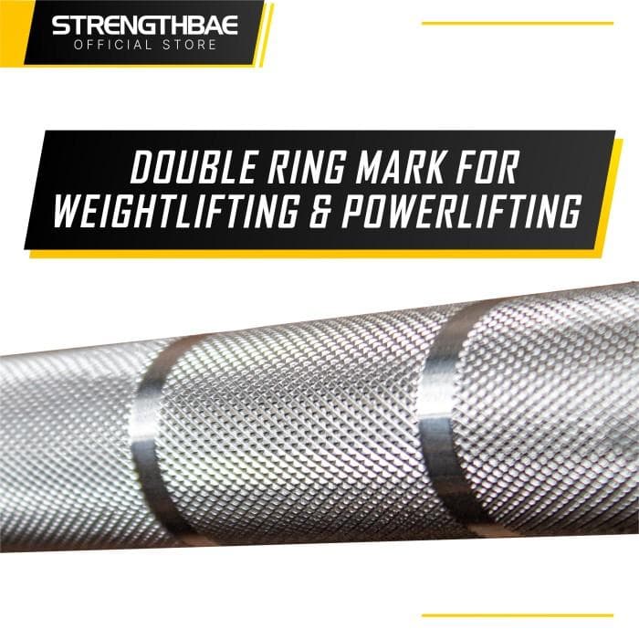 Wind Bar Strengthbae – Weightlifting Bar 15 kg dan 20 kg untuk Clean & Snatch