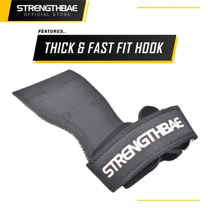 Wrist Strap 2.0 Versa Strengthbae – Hook Strap untuk Deadlift dan Latihan Punggung
