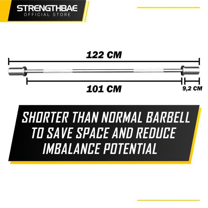 Youngster Bar Strengthbae – Barbell Anak 2,5 kg dengan Sleeve 5 cm