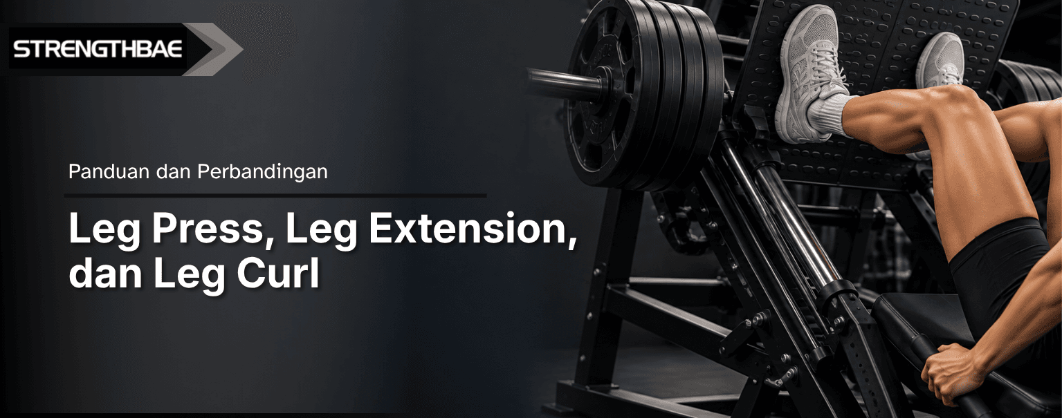 Beda Leg Press, Leg Extension, dan Leg Curl untuk Leg Day
