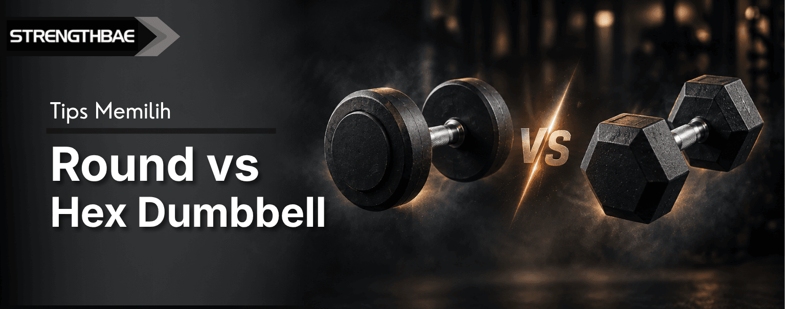 Pilihan Fixed Dumbbell untuk Home Gym: Round vs Hex Dumbbell