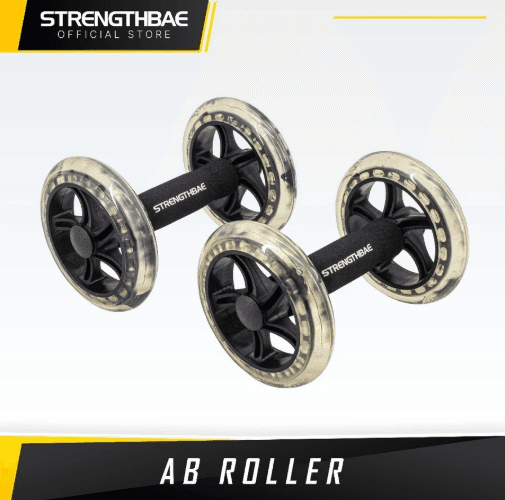 Ab Roller Strengthbae | Sepasang Roda Latihan Core Unilateral