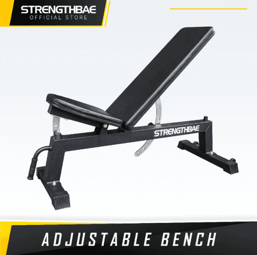 Adjustable Bench 1.0 Strengthbae | Kursi Bangku Fitness Flat Incline Bench Press