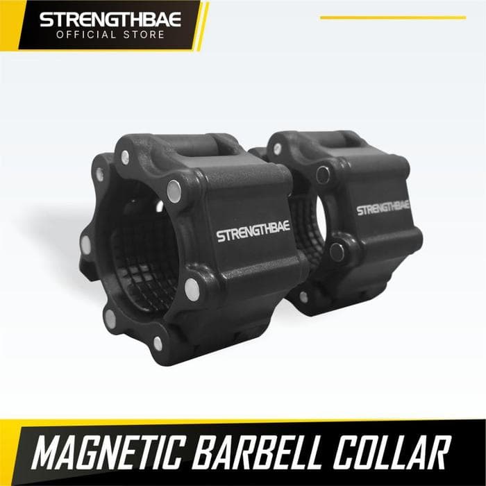 Magnetic Barbell Collar Strengthbae | Pengunci Weight Plate dengan Magnet