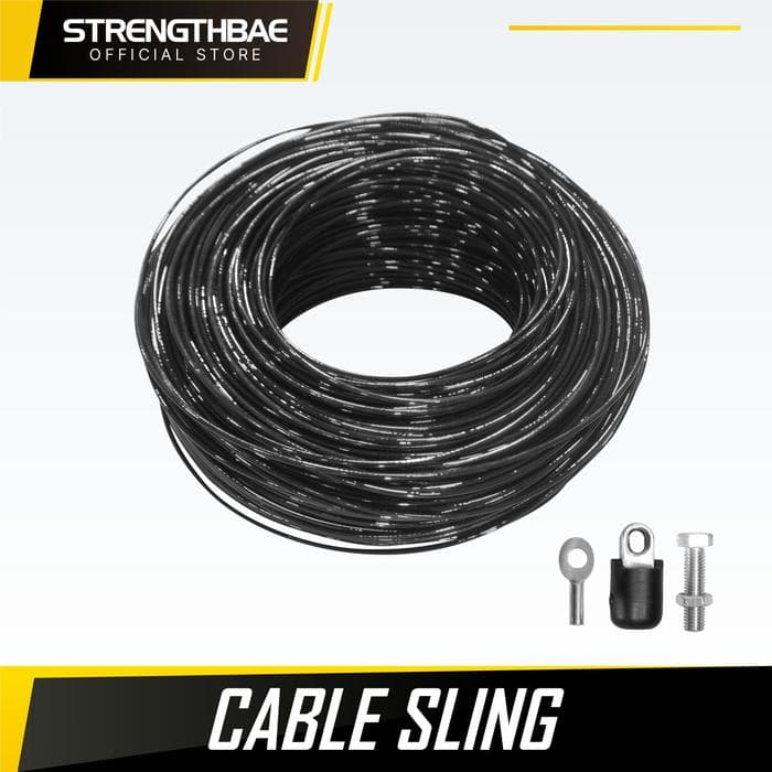 Cable Sling Strengthbae 5 mm & 6 mm | Kabel Mesin Gym