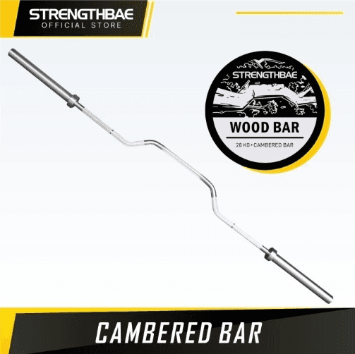 Cambered Bar Strengthbae | Wood Bar Bench Press dan Row