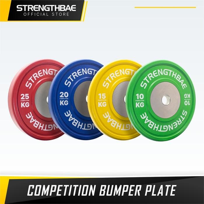 Competition Bumper Plate Strengthbae 5–25 kg – Olympic Weightlifting Plate