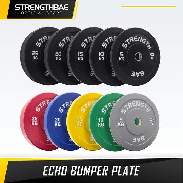 Echo Bumper Plates Strengthbae | Olympic Plate 5–25 kg
