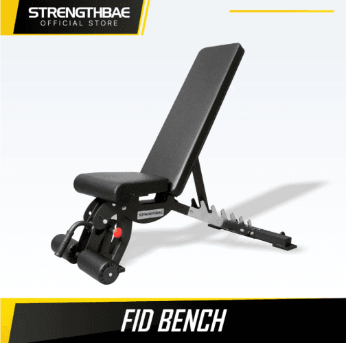 FID Bench Strengthbae | Adjustable Bench Flat, Incline & Decline