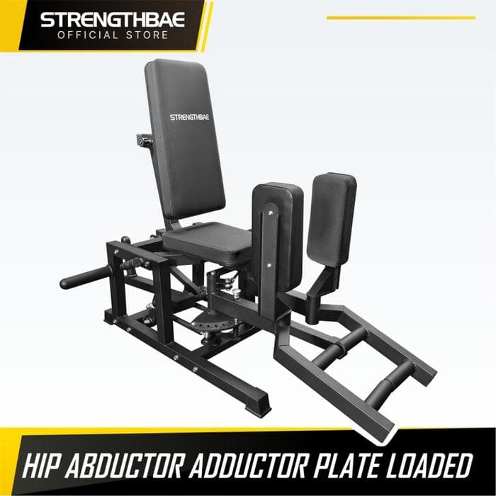 Hip Abductor Adductor Machine Plate Loaded Strengthbae | Mesin Paha Dalam dan Luar