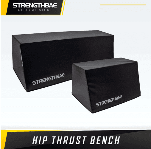 Hip Thrust Bench Strengthbae – Bench Latihan Glutes Tinggi 35 cm