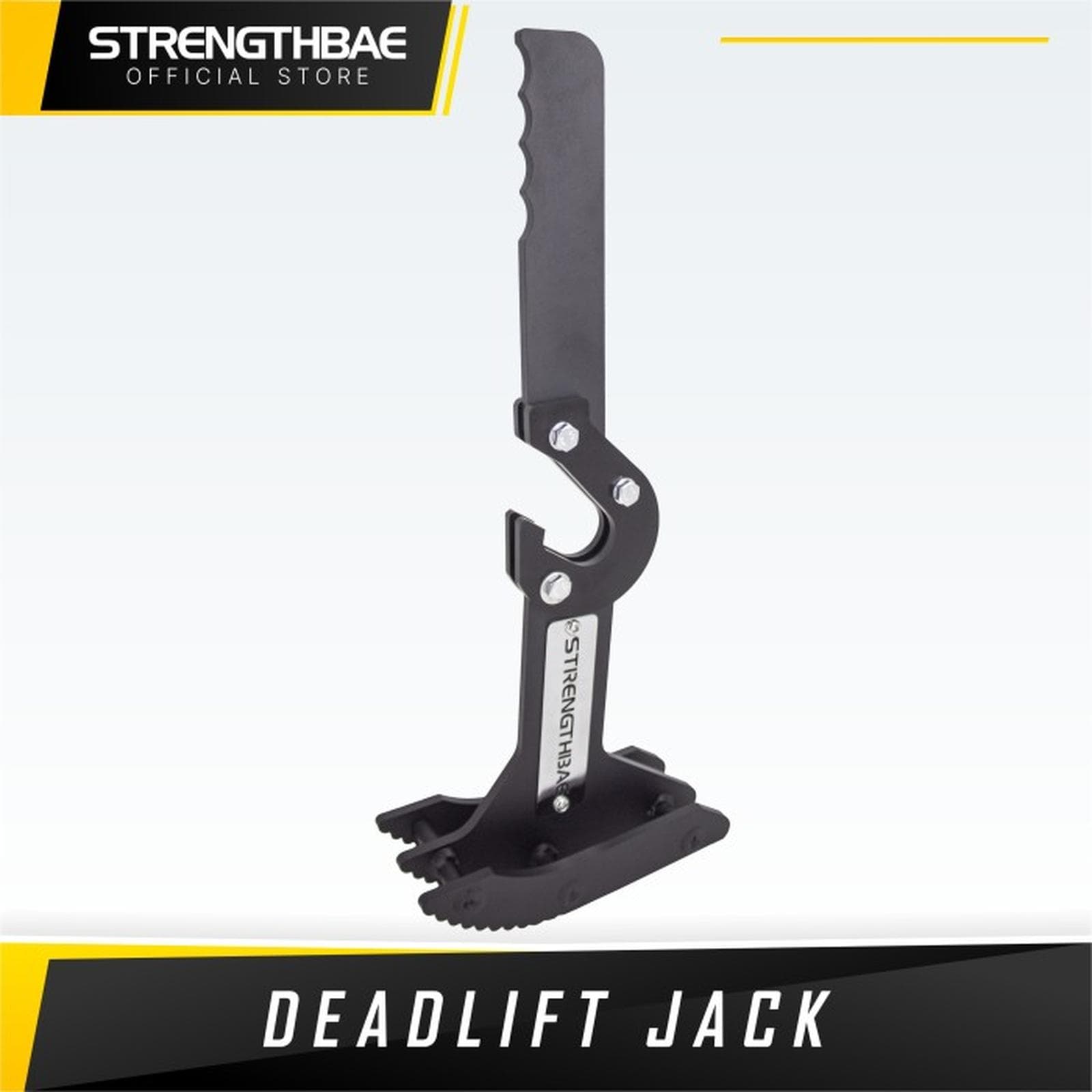 Mini Deadlift Jack Strengthbae | Pengungkit Barbell Metal untuk Memasang Weight Plate