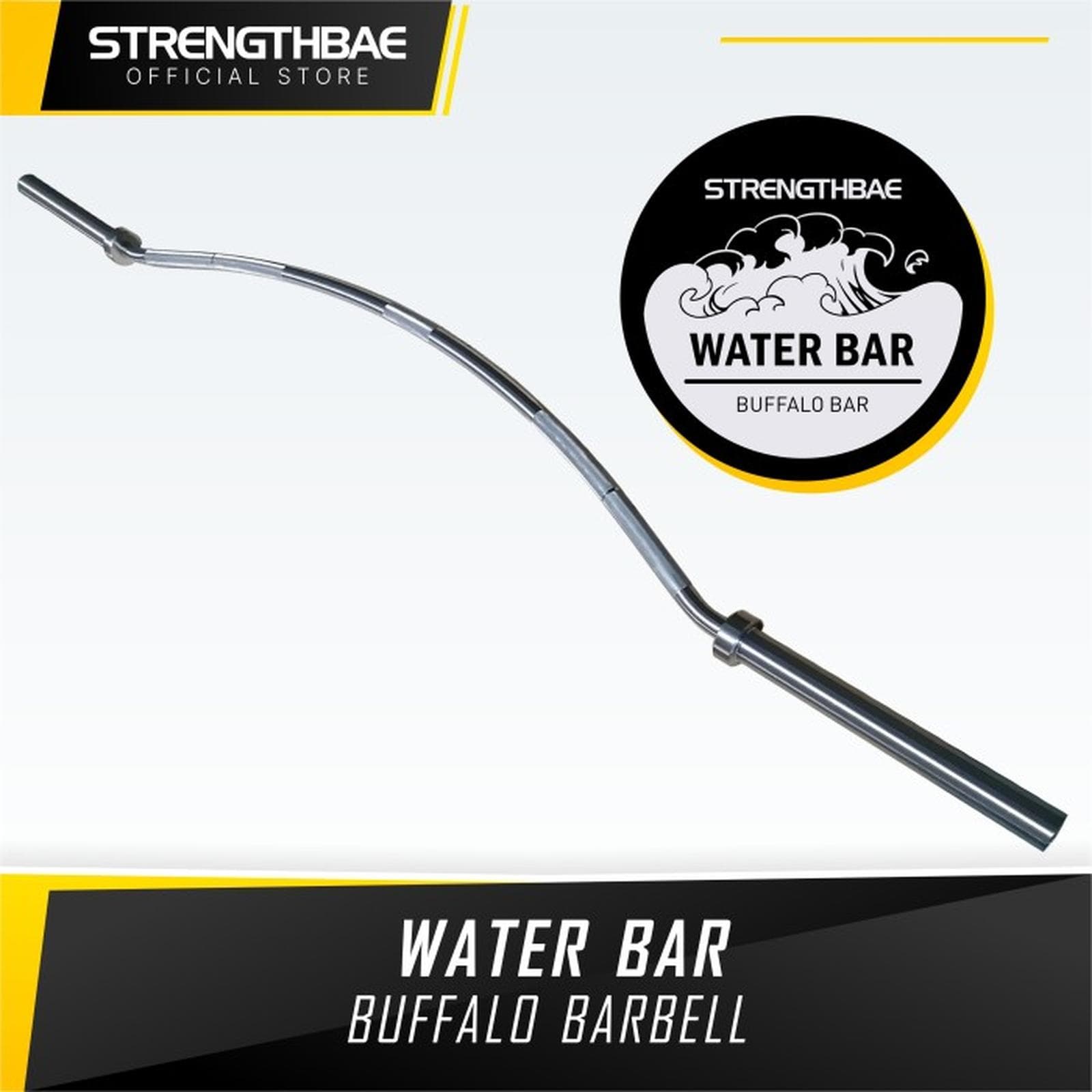Water Bar Strengthbae – Cambered Bar untuk Bench Press dan Low-Bar Squat